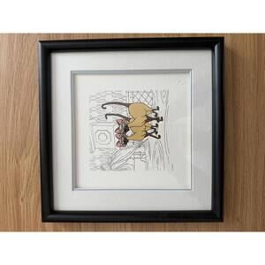 Super-duper RARE. “Lady and the Tramp” serigraph w/cert.